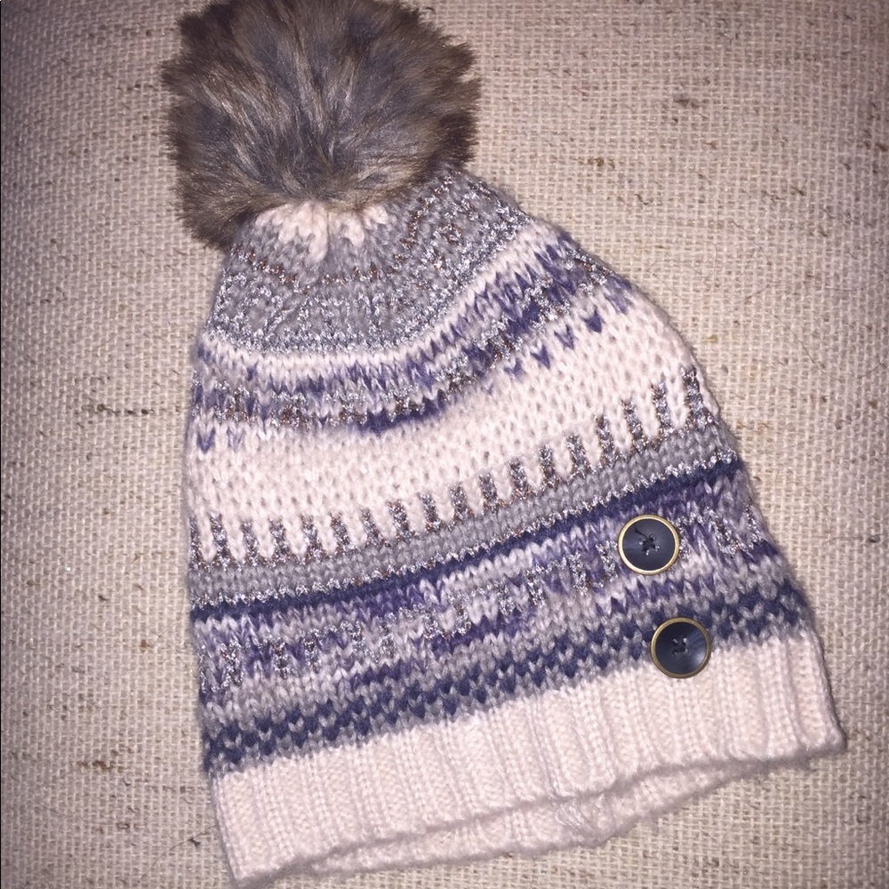 Blue Knit Winter Hat!